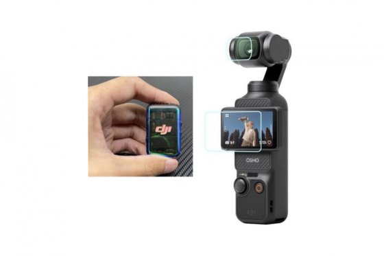 Ochranné sklo na mikrofon, objektiv a displej DJI Osmo Pocket 3 (2ks)