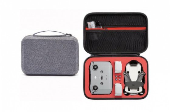 Šedé pouzdro na dron DJI Mini 4 Pro + RC-N2