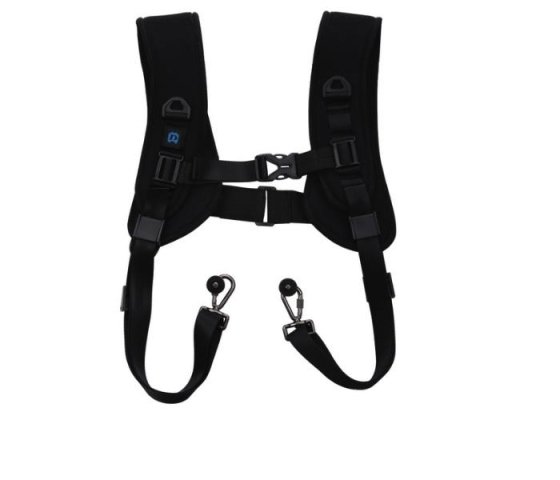 Popruh na ramena pro dva fotoaparáty