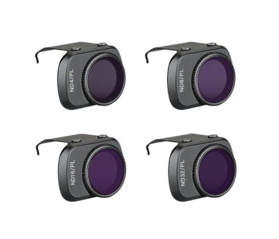 Nastavitelné ND filtry na DJI Mavic Mini / Mini 2 (4-pack)
