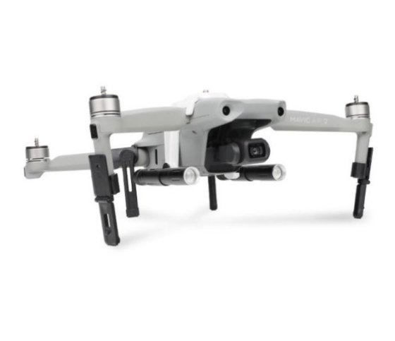 Zvýšené přistávací nohy a LED světla na dron DJI Mavic Air 2