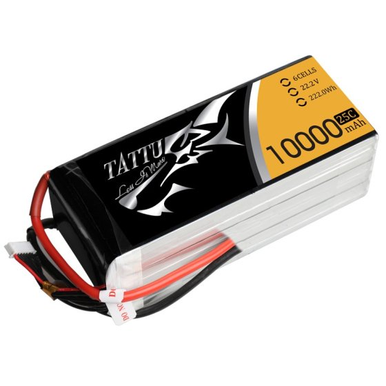 LiPo baterie Tattu 10000mAh 22.2V 25C 6S1P