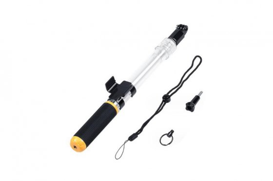 Plovoucí prodlužující tyč na akční kameru