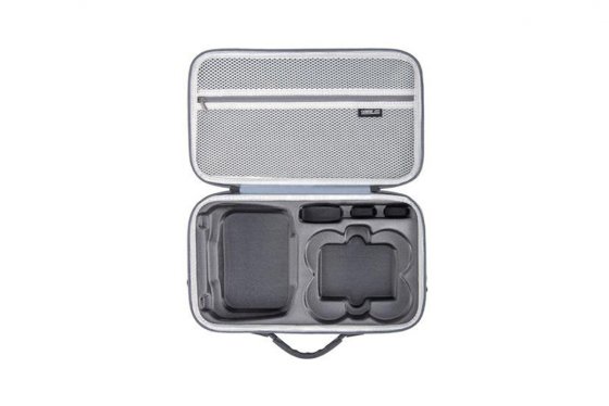 Šedé pouzdro s popruhem přes rameno na dron DJI Neo