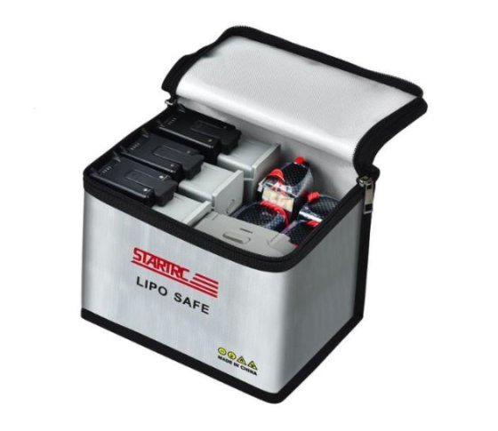 Univerzální bezpečnostní obal na baterie dronu