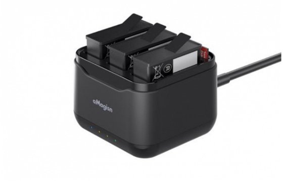 3v1 nabíjecí hub pro kameru DJI Osmo 360 / Action 5 Pro