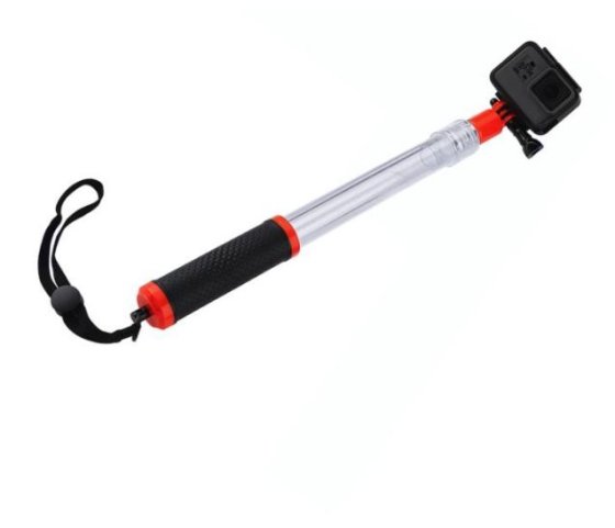 Voděodolná prodlužující tyč na akční kameru