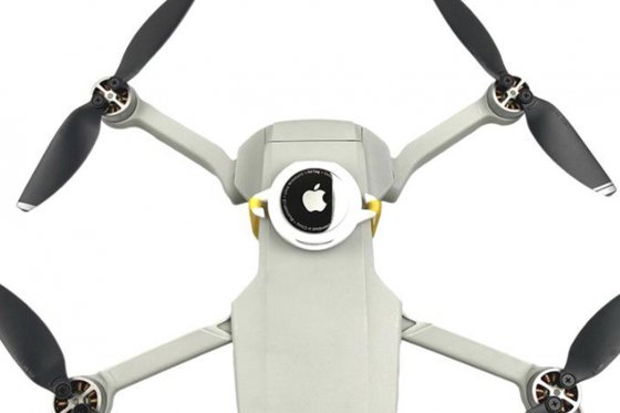 Držák AirTag lokátoru na dron DJI Mavic Mini / Mini 2 / Mini 2 SE / Mini SE