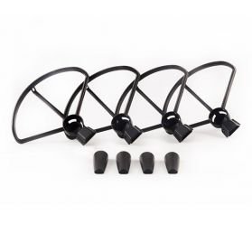 Chrániče vrtulí a zvýšené přistávací nohy Adam FLEET pro dron DJI Spark - černé