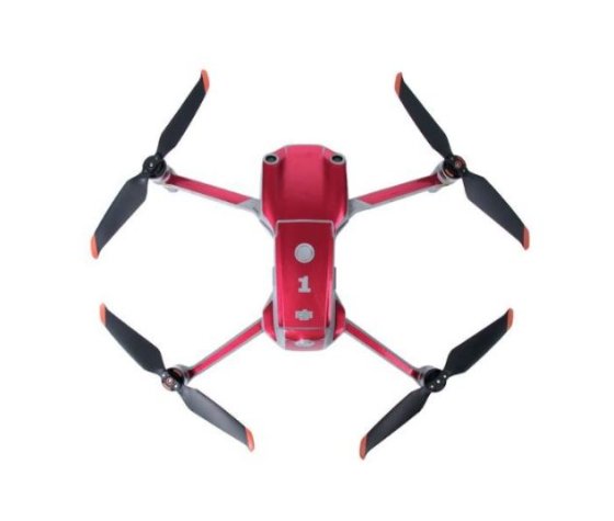 Červený polep na dron DJI Air 2S