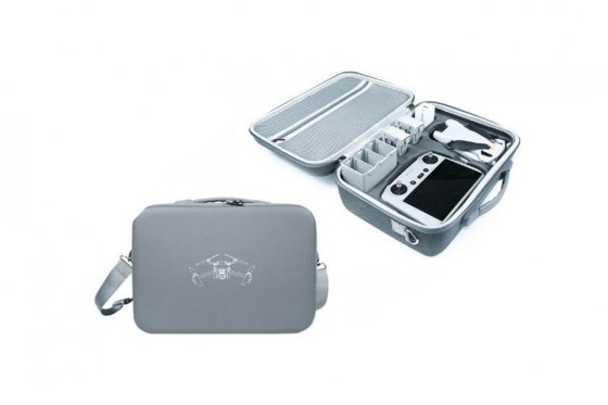 Šedé pouzdro s popruhem přes rameno na dron DJI Mini 3 / Mini 3 Pro