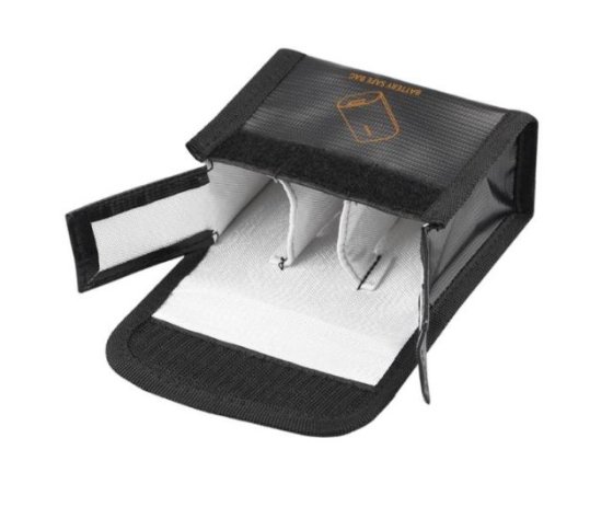 Ohnivzdorný obal na tři baterie DJI FPV Goggles V2