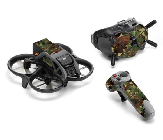 Camouflage polep na dron DJI Avata + Motion Controller + FPV Goggles V2