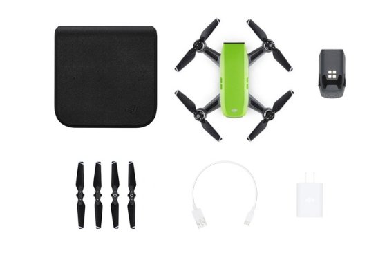DJI Spark sada s vysílačem (Meadow Green)