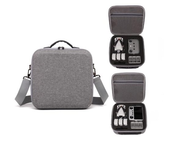 Šedé nylonové pouzdro s popruhem na dron DJI Mini 3 / Mini 3 Pro