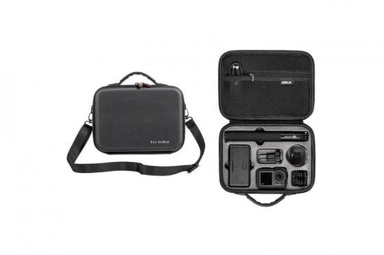 PU pouzdro s popruhem na kameru DJI Osmo Action 3 / Osmo Action 4