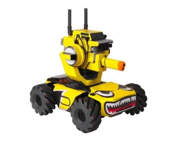 Žlutý polep na DJI RoboMaster S1