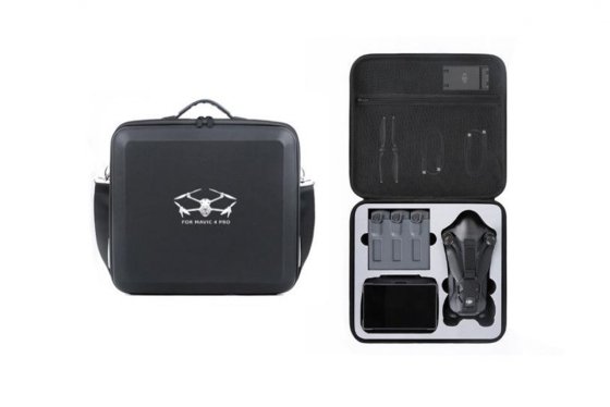 Černé PU pouzdro na rameno pro dron DJI Mavic 4 Pro