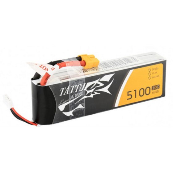 LiPo baterie Tattu 5100mAh 11.1V 10C 3S1P