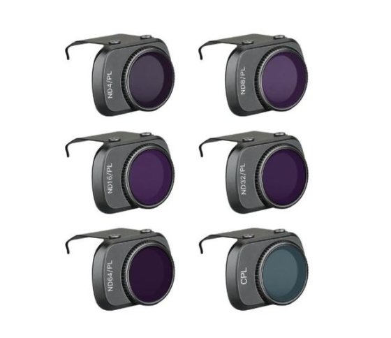 Nastavitelné filtry na DJI Mavic Mini / Mini 2 (6-pack)