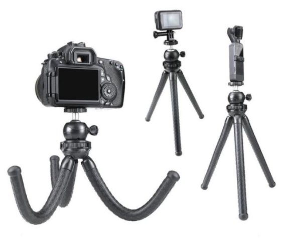 Flexibilní tripod na kameru