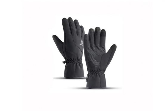 Protiskluzové zateplené dotykové rukavice (L)