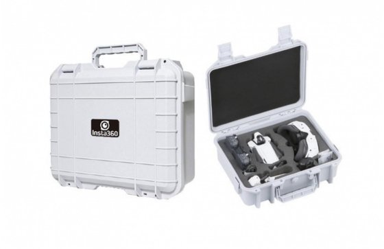 Bílé protivýbuchové pouzdro s ramenním popruhem pro dron Antigravity A1