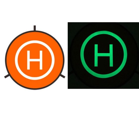 Luminiscenční přistávací plocha (55cm)