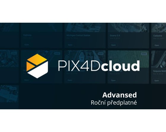 PIX4Dcloud Advansed - roční předplatné