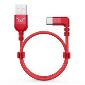 Kabel USB-C/USB-A - 30 cm - červený