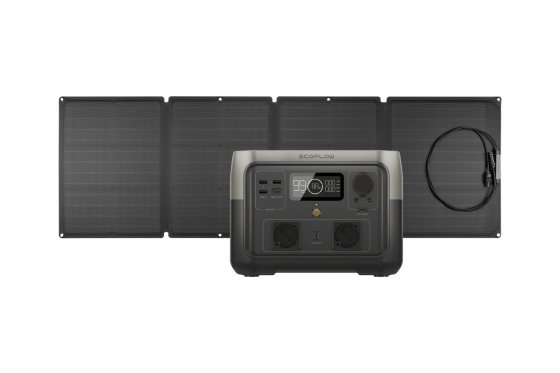 Přenosná nabíjecí stanice EcoFlow RIVER 2 Max + solární panel 110W