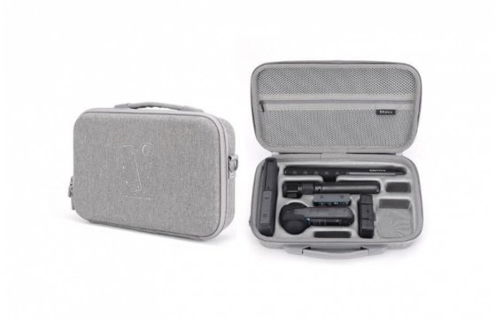 Šedé pouzdro na rameno pro akční kameru Insta360 X5 / X4