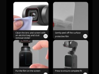 Ochranné sklo na kameru a displej DJI Pocket 2
