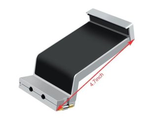 Hliníkový držák tabletu na dálkový ovladač (pro 7,9 až 11 palcové tablety)