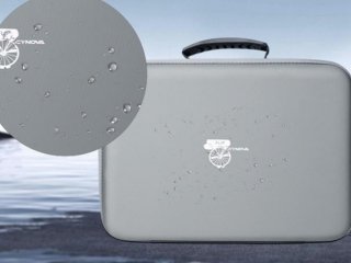 Šedé voděodolné pouzdro na dron DJI Flip + RC-N3