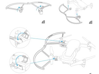 DJI Mavic Air světelné LED oblouky
