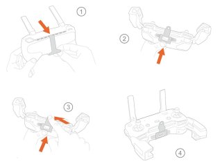 DJI Mavic Air popruh vysílače