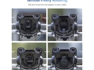 Černá sluneční clona na dron DJI Mini 3