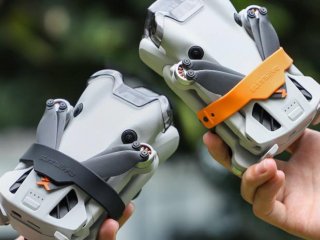 Černý držák vrtulí na dron DJI Mini 4 Pro