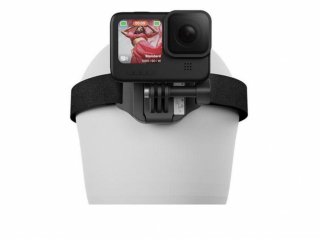 2v1 klip na čepici a rychloupínací čelenka pro akční kamery