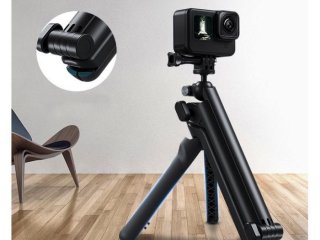 Multifunkční skládací tyč se stativem na akční kameru
