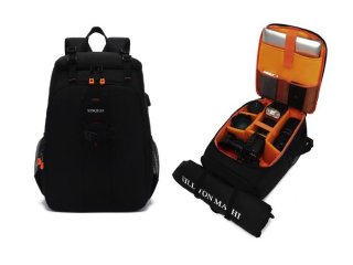 Velký voděodolný fotobatoh