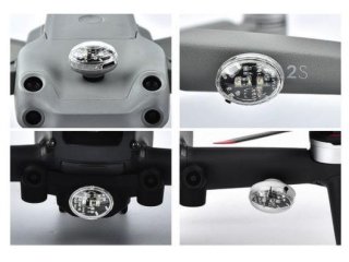 Barevné LED stroboskopické světlo na dron (2ks)