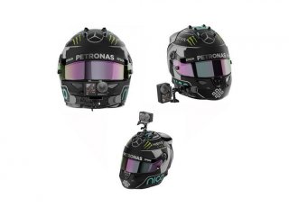 Flexibilní držák na helmu pro akční kamery