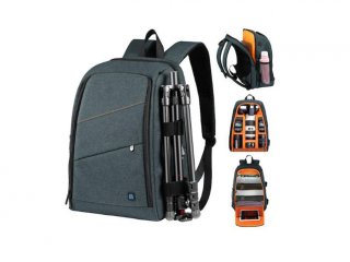 Polyesterový fotobatoh s nastavitelnými přepážkami