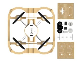 Dřevěný DIY dron AirWood CUBEE s kamerou
