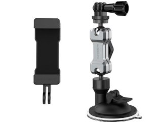 Nastavitelný držák s přísavkou na akční kameru nebo telefon