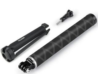 Prodlužující selfie tyč se stativem na akční kameru (90 cm)