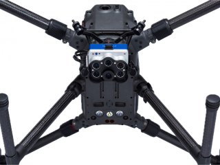 Multispektrální kamera s RGB senzorem MicaSense RedEdge-P s DJI SkyPort - modrá