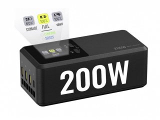 Inteligentní 200W nabíječka baterií s úložným režimem pro DJI Matrice 4T / Matrice 4E